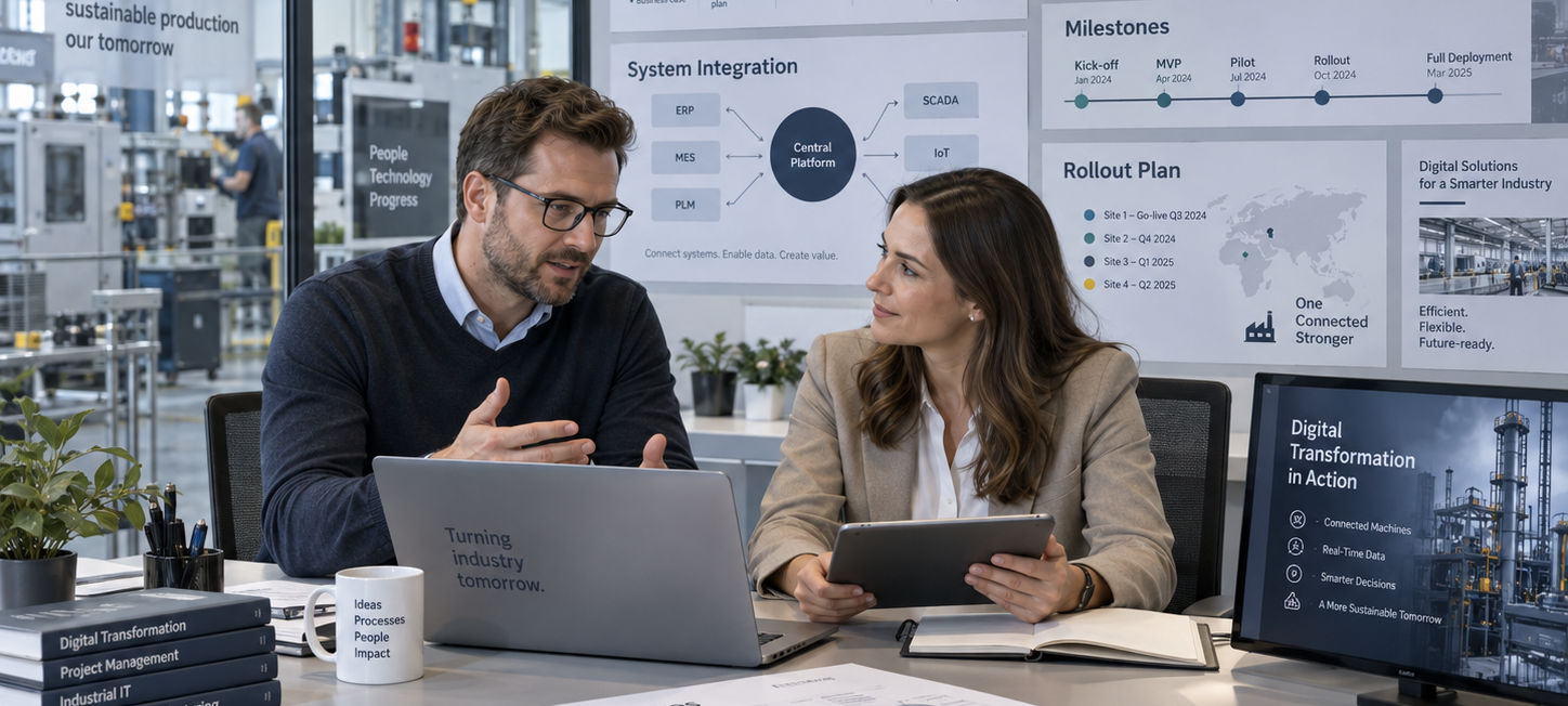 Senior IT Projektmanager/in (m/w/d)<br />Digitalisierung als Erfolgsfaktor der Industrie